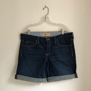 Anthropologie Rolled cuff denim shorts